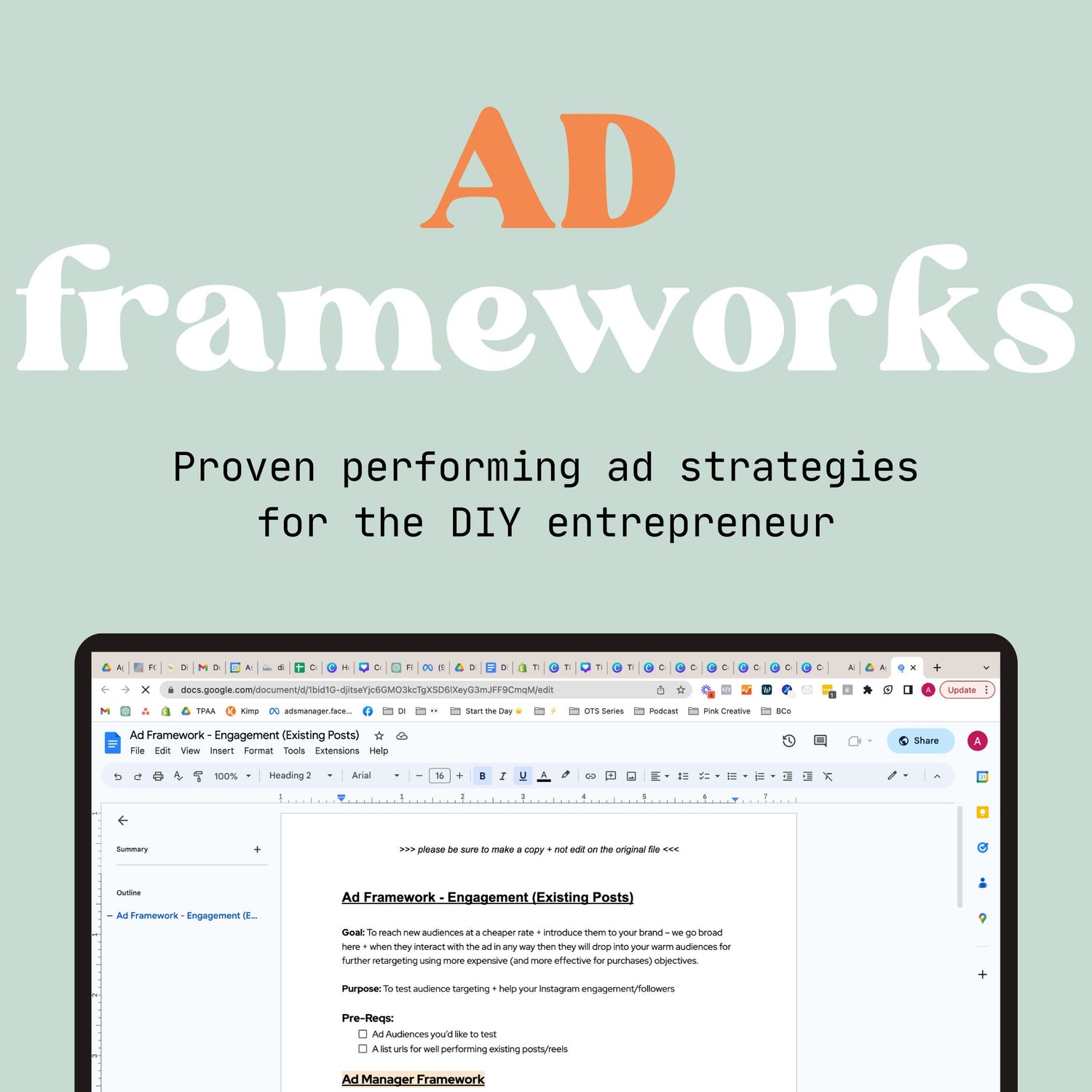 Ad Framework Click-Alongs
